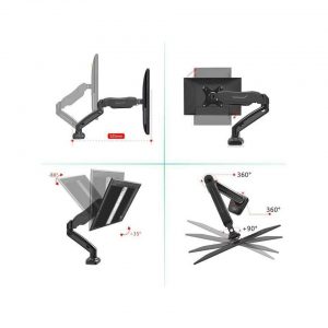 NEW – ARM for Monitor KLC – V8 Single Arm Flexi Mount 2 – 9KG – One to One Warranty