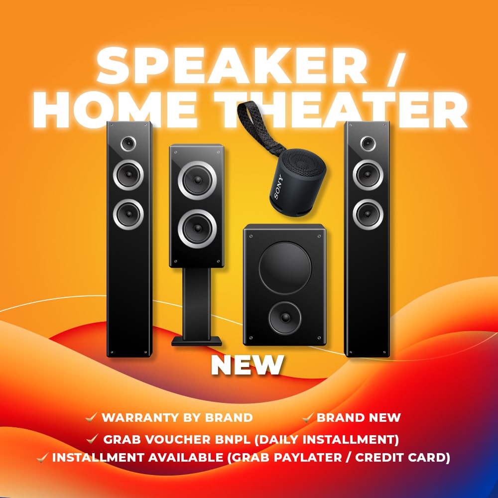 NEW – LIST SPEAKER & HOME THEATER | WITH WARRANTY