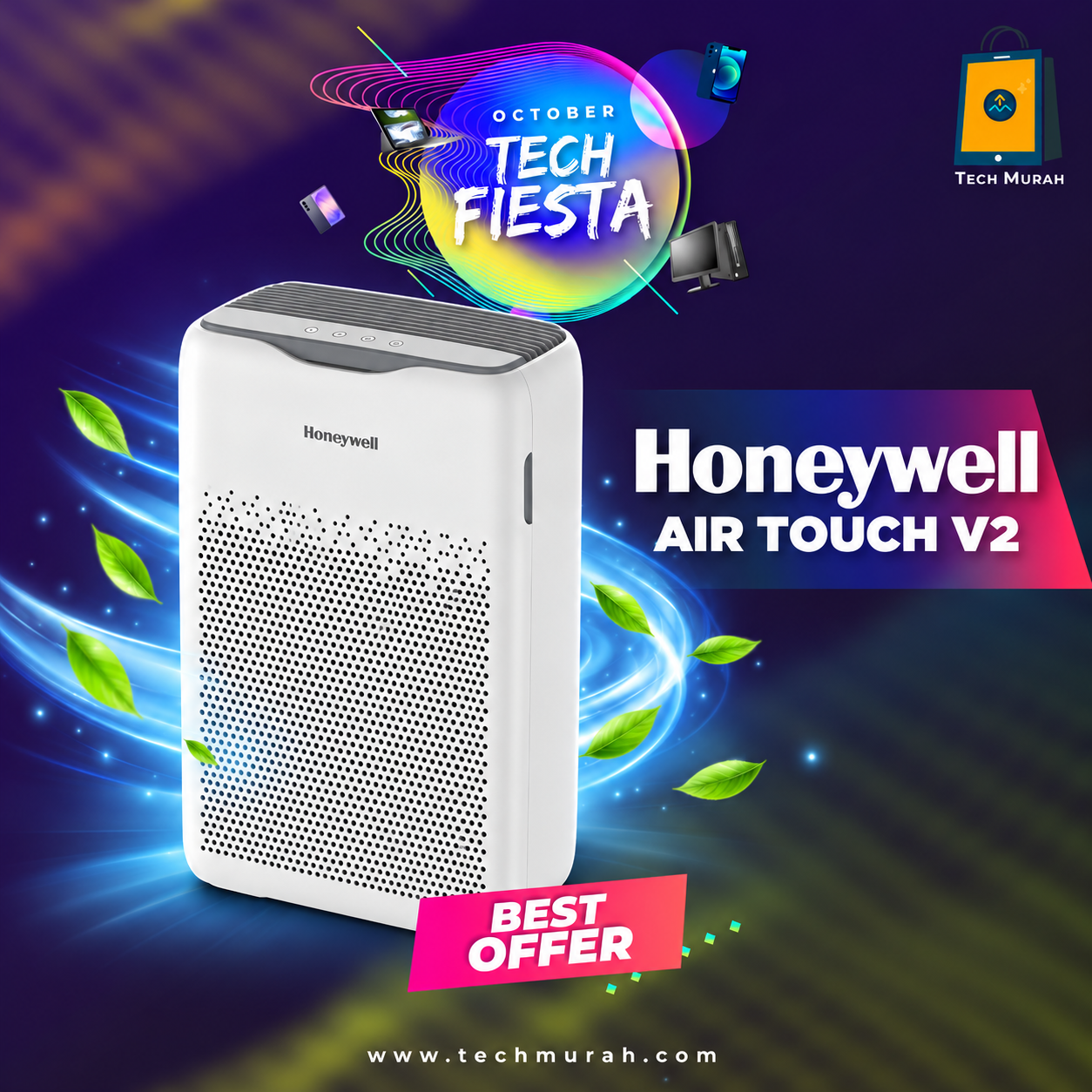 HONEYWELL AIR TOUCH V2 AIR PURIFIER
